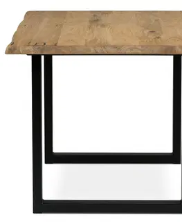 Bývanie a doplnky Robustný jedálenský stôl z dubového masívu, 140 x 90 x 75 cm