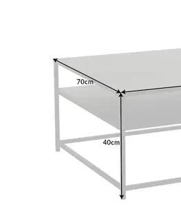Konferenčné stolíky Konferenčný stolík CHARON Dekorhome 70x40x70 cm 