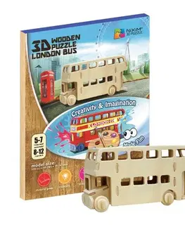 3D puzzle 3D Creative Drevené 3D puzzle Londýnsky autobus