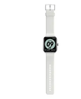 hodinky a športtestery Inteligentné športové hodinky s kardio meraním CW500 S biele