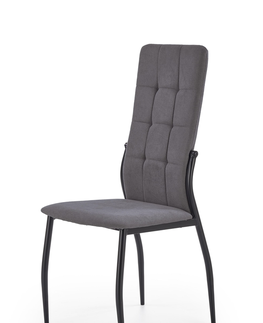 Jedálenské stoličky HALMAR K334 jedálenská stolička sivá / čierna