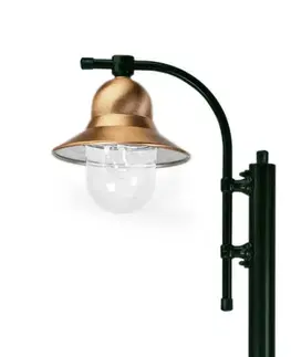 Verejné osvetlenie K.S. Verlichting 1-plameňové stĺpové svietidlo Toscane 240 zelené