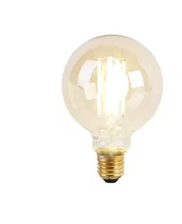 Nastenne lampy Nástenné svietidlo Smart Art Deco, medené, vrátane svetelného zdroja WiFi G95 - Facil