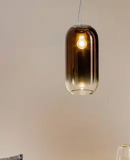 Závesné svietidlá Artemide Artemide Gople Mini závesná lampa bronz/strieborná