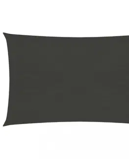 Stínící textilie Tieniaca plachta obdĺžniková HDPE 2,5 x 4,5 m Dekorhome Hnedá