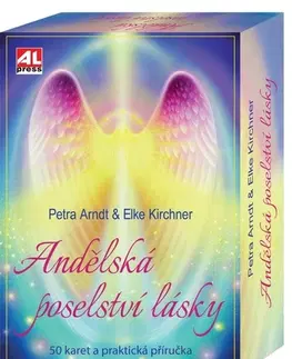 Anjeli Andělská poselství lásky (kniha + 50 výkladových karet) - Elke Kircher,Pavel Dufek,Petra Arndt