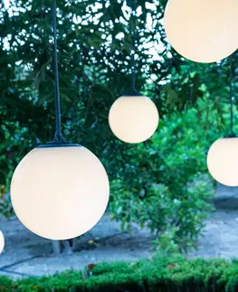 Vonkajšie dekoratívne svietidlá Newgarden Newgarden Norai dekoračná LED lampa, batéria, sivá