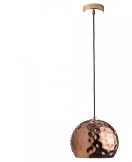 Svietidlá RED ČERENÁ - Design  - R12057 - Luster na lanku BLONDIE 1xE27/42W/230V medená 