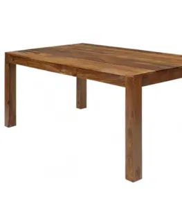 Jedálenské stoly Jedálenský stôl Gani 140x90 z indického masívu palisander