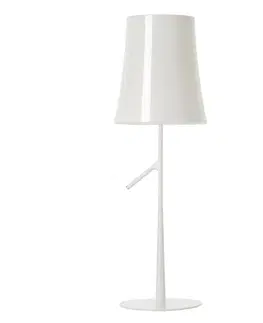 Stolové lampy Foscarini Foscarini Birdie grande stol. LED lampa biela dim