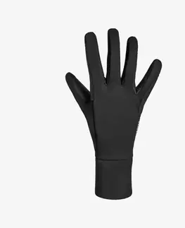 rukavice Jazdecké rukavice 100 čierne
