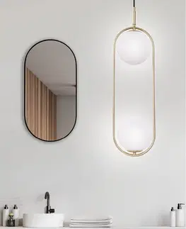 Kúpeľňa Závesná lampa CORDEL 2xG9 Candellux Čierna
