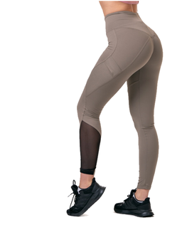 Dámske klasické nohavice Legíny Nebbia Fit & Smart 572 Mocha - L