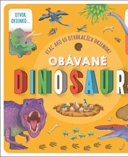 Leporelá, krabičky, puzzle knihy Obávané dinosaury - Rebecca Kealy