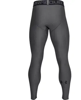 Pánske klasické nohavice Pánske kompresné legíny Under Armour HG Armour 2.0 Legging Carbon Heather - XL