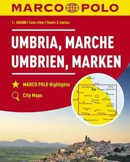 Európa Itálie - Umbrien, Marken mapa 1:200T