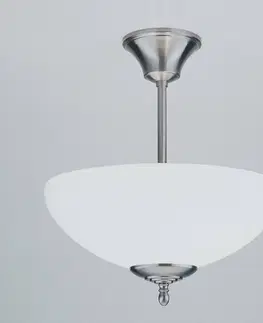 Stropné svietidlá Berliner Messinglampen Ručne vyrobené stropné svietidlo ANNI, nikel