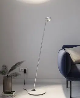 Stojacie lampy Top Light Puk Mini Floor Mini Single LED matná/číra, biela