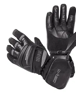 Zimné rukavice Vyhrievané rukavice W-TEC HEATston čierno-šedá - L