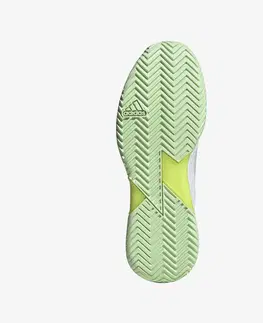 pánske tenisky Pánska tenisová obuv Adizero Ubersonic 4.1 na rôzne povrchy žltá