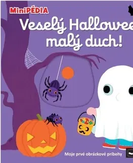 Leporelá, krabičky, puzzle knihy MiniPÉDIA Veselý Halloween, malý duch! - Nathalie Choux