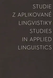 Literárna veda, jazykoveda Studie z aplikované lingvistiky 2013 2