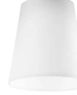 Stropné svietidlá Envostar Envostar Risco stropné svietidlo s 1 svetelným textilným tienidlom biele