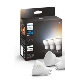 Žiarovky Philips SADA 3xLED Stmievateľná žiarovka Philips Hue WHITE AMBIANCE GU10/4,3W/230V 