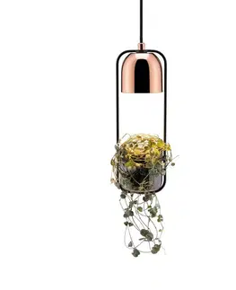 Závesné svietidlá Paulmann Paulmann závesná lampa Fanja s kvetináčom