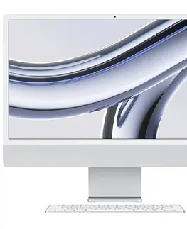 Notebooky Apple iMac 24" 4,5K M3 8C CPU/8C GPU 8/256 GB, strieborný SK