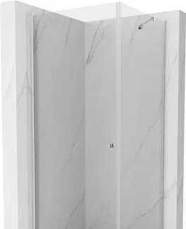 Vane MEXEN/S - Pretória sprchovací kút 90x90 cm, transparent, chróm + sprchová vanička vrátane sifónu 852-090-090-01-00-4070