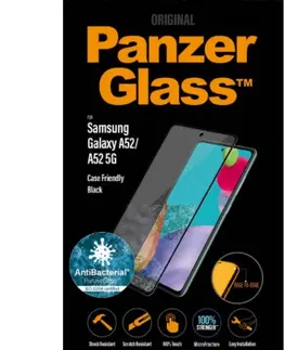 Tvrdené sklá pre mobilné telefóny Ochranné sklo PanzerGlass Case Friendly AB for Samsung Galaxy A53 / A52 - A525F / A52s 5G, čierne 7253