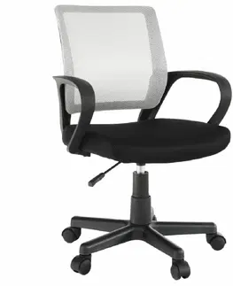 Kancelárske kreslá Kancelárska stolička, sivá, ADRA
