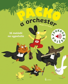 Zvukové knihy Packo a orchester - zvuková knižka