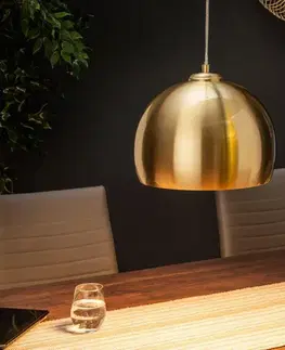 Svietidlá LuxD 21371 Dizajnová závesná lampa Giovani, 30 cm zlatá závesné svietidlo