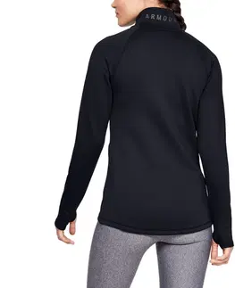 Dámske tričká Dámske tričko Under Armour UA CG Armour 1/2 Zip Black - M