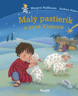 Leporelá, krabičky, puzzle knihy Malý pastierik a prvé Vianoce - Margret Nußbaum,Barbora Zafari Al