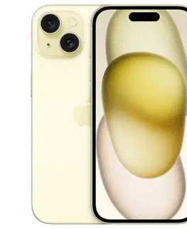 Mobilné telefóny Apple iPhone 15 256 GB žltá