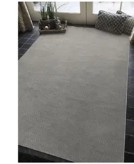 Koberce a koberčeky KONDELA Frodo koberec 160x230 cm sivá