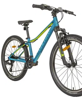 Bicykle Juniorský horský bicykel Galaxy Pavo 24" - model 2024 modrá - 12" (138-148 cm)