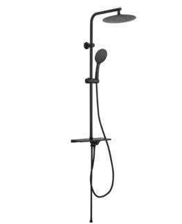 Sprchy a sprchové panely INVENA - Sprchový stĺp MUSTA BASIC, čierna AU-84-D04-X