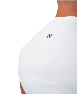 Pánske tričká Pánske tričko Nebbia Minimalist Logo 293 White - XXL