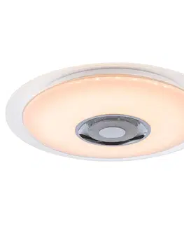 SmartHome stropné svietidlá Globo Stropné LED svietidlo Tune RGB reproduktor Ø 47,5