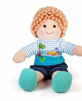 Hračky pre dievčatá Bigjigs Toys Látková bábika Robin 30 cm