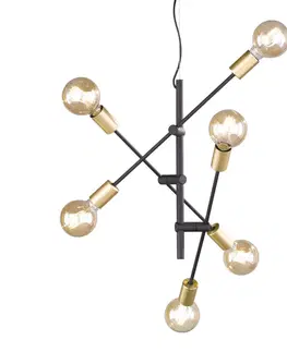 Závesné svietidlá Trio Lighting Minimalistická závesná lampa Cross