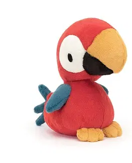 Plyšové a textilné zvieratká JELLYCAT Odvážny papagáj Beak plyšová hračka JELLYCAT