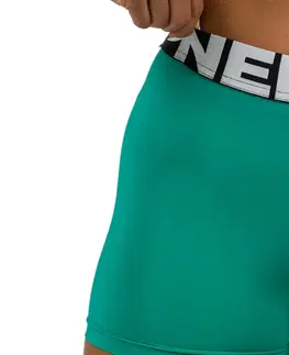 Dámske šortky Fitness šortky s vysokým pásom Nebbia GLUTE PUMP 240 Green - XS