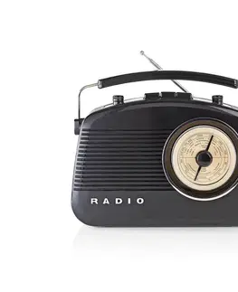Predlžovacie káble   RDFM5000BK − FM Rádio 4,5W/230V čierna 