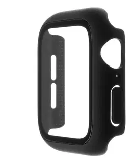 Príslušenstvo k wearables FIXED Pure+ ochranné puzdro s temperovaným sklom pre Apple Watch 44mm, čierne FIXPUW+-434-BK
