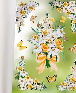 Drobné dekorácie a doplnky Obrázok na okno "Narcisy"